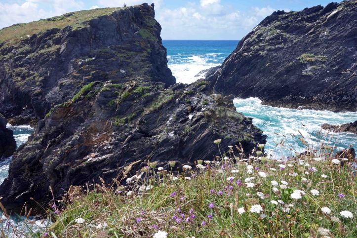  Cliffs near Playa de Esteiro, Galicia, NW Spain