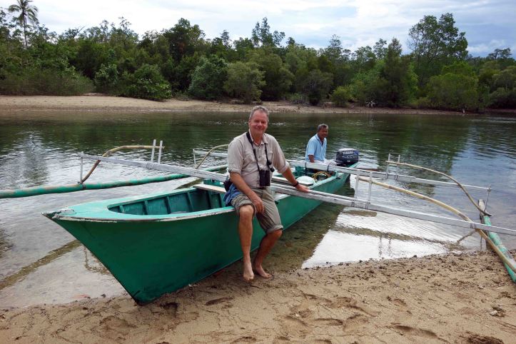 Boating in the mangroves   looking for the kingfisher