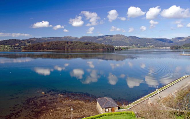 Ria Ortigueira with polarising fiter