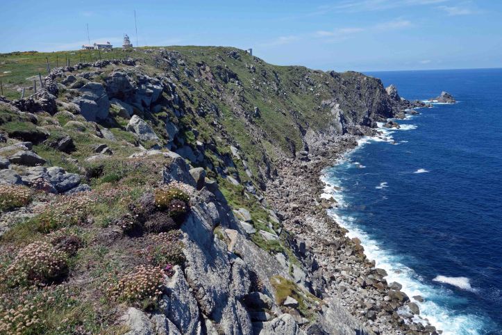 Coastline at the point (Punta de Estaca de Bares).