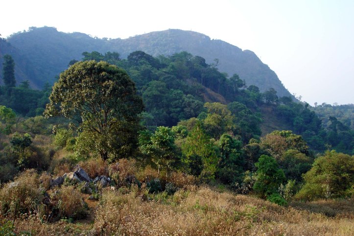 View of Doi Chiang Dao (not the summit) on the way to the entrance to the park